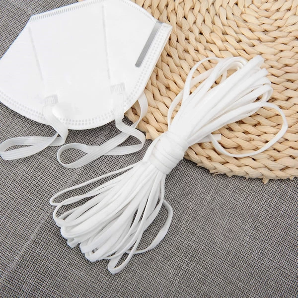 4-5mm White Elastic Cord