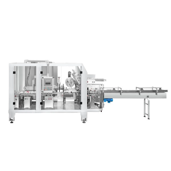 WDF-600 20kw Bottle Beer And Drinks And Milks Folding Pack Machine / Foding Pack Machinery